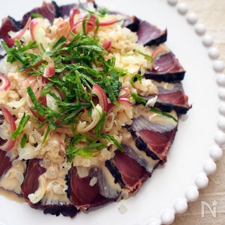 カツオと薬味のマヨポン By 加瀬 まなみ レシピサイト Nadia ナディア プロの料理家のおいしいレシピ カツオと薬味のマヨポン By 加瀬 まなみ レシピサイト Nadia ナディア プロの料理家のおいしいレシピ