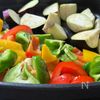 トマト缶不要！揚げない＆煮込まない！タコと夏野菜のカポナータの工程1