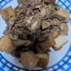 1313161の作ってみた!投稿(ワンパン10分！【厚揚げ×きのこそぼろ炒め】甘辛染みジュワ♩)