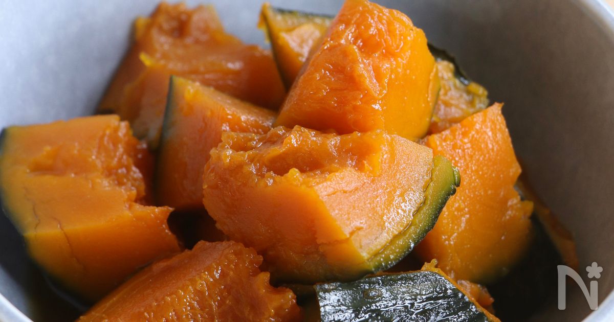 煮るの10分！出汁いらずの南瓜の煮物