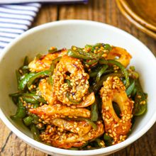 食材2つ♡爆速1品！【ピーマンとちくわのヤンニョム】