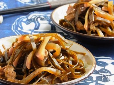 ご飯がすすむ沖縄料理 クーブイリチー 昆布の炒め煮 By 庭乃桃 レシピサイト Nadia ナディア プロの料理家のおいしいレシピ