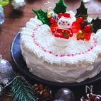 市販品アレンジ☆クリスマスケーキ