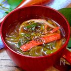 【さぁ温活しよう!!】春雨のコンソメスープ