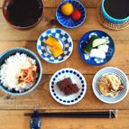 豆皿ごはん、かぼちゃの煮物