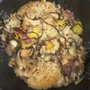さつまいもと舞茸《絶品♡塩昆布炊き込みご飯》の工程3