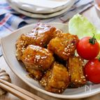 食材ひとつで作れる！簡単おつまみ☆『厚揚げの甘酢だれ絡め』