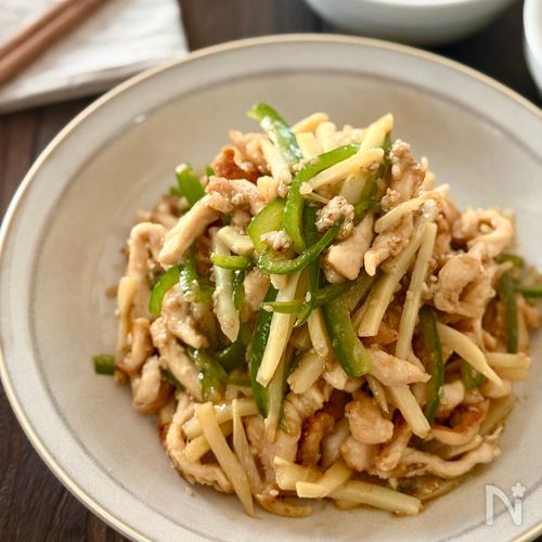 鶏むね肉のチンジャオロース