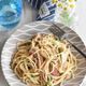 みょうがと梅干のさっぱり夏パスタ