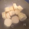 シンプル　さつまいもご飯の工程1