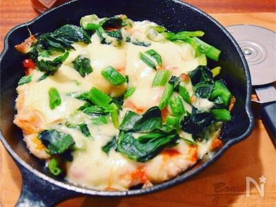 鶏胸肉のピザ風 パパッと簡単減量おつまみ By ふじたかな レシピサイト Nadia ナディア プロの料理家のおいしいレシピ