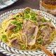 激うまスピード主食♪【ネギ塩豚焼きそば】