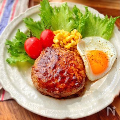 甘辛!ごはんが進むてりたまハンバーグ