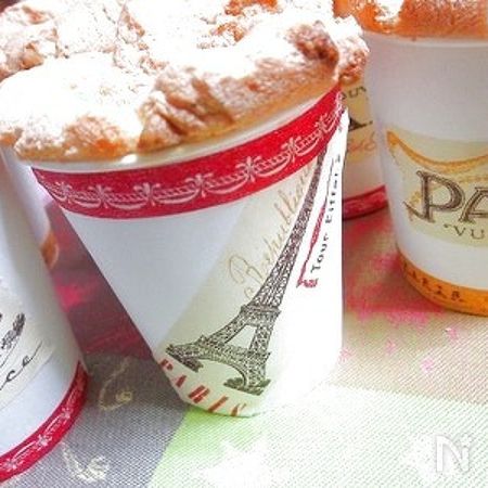 米粉キャラメルチップの紙コップシフォン By 小寺 洋子 レシピサイト Nadia ナディア プロの料理家のおいしいレシピ