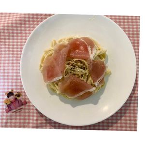 ずみ🍓の作ってみた!投稿(ヘルシー*冷製カルボナーラ(生クリーム&牛乳不使用))