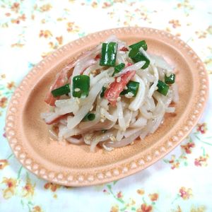 M＊Pの作ってみた!投稿(1分副菜♡『もやしとカニカマの胡麻和え』レンジで完成♪)