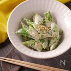 スナップえんどうのマヨぽんごま和え