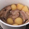 スペアリブとじゃがいものこってり味噌煮の工程3
