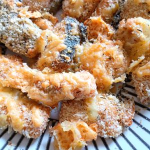 ゆずの作ってみた!投稿(【揚げずに生鮭のサクサクチーズフライ】手を汚さず楽に簡単！)
