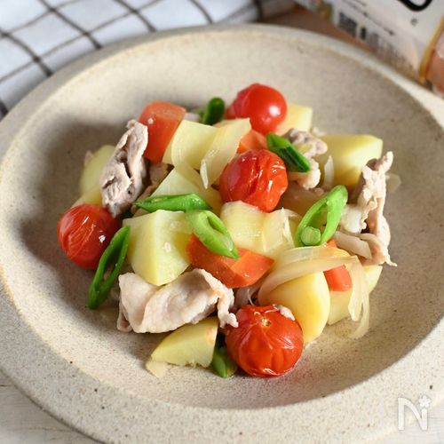 白だしトマト肉じゃが