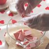 バレンタインに♡市販お菓子で簡単♪お風呂くまさんタルトの工程1