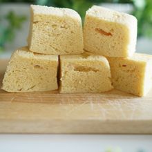 糖質オフ！混ぜてチンするだけ！簡単ふわふわおから蒸しパン♪