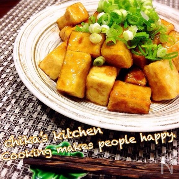 コレだと子供もよく食べる♪もっちもち高野豆腐の照り焼き♡