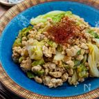 『鶏ひき肉とキャベツのコク旨オイスター炒め』
