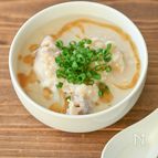 炊飯器で簡単♪オートミールの鶏粥風