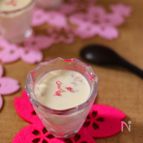 桜のパンナコッタ