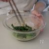 【３分副菜】さっぱり美味しい小松菜のごま酢和えの工程4