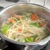 【もつ鍋風スープ】15分 風邪予防腸活スープの工程3