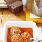 圧力鍋で雑穀入り煮込みハンバーグ