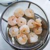 むき海老たっぷりあんかけ玉子焼きの下準備