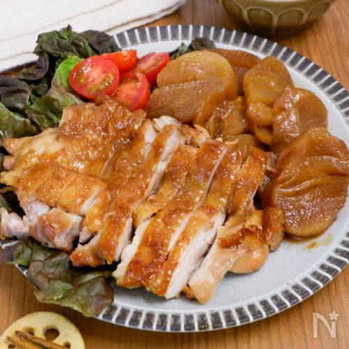 【白米泥棒】のび～る大根と鶏の照り焼き【味しみ爆速！】