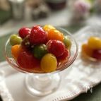 お弁当向きにアレンジ～カラフルプチトマトの和風マリネ