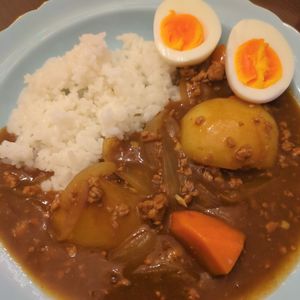 たりおの作ってみた!投稿(市販ルーで作る 懐かしのポークカレー)
