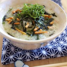 長いも紫蘇でトロトロ茶漬け
