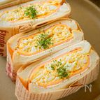 【ずっしり濃厚！ダブチーたまごサンド】