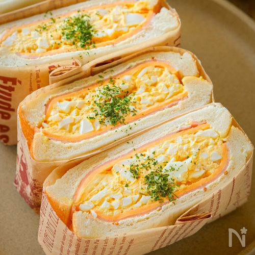 【ずっしり濃厚！ダブチーたまごサンド】