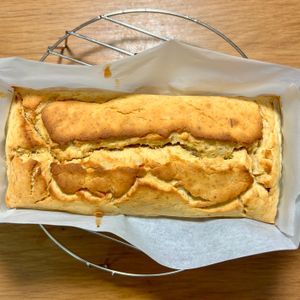 ゆちの作ってみた!投稿(【油・砂糖不使用】ふわもち♪米粉のバナナケーキ)
