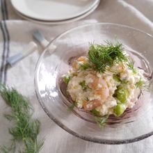 小エビと枝豆の洋風白和え