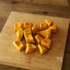 【ほくほく！かぼちゃの煮物】レンジで作り置きレシピ♪の工程1