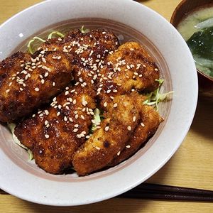 ナムディの作ってみた!投稿(【ささみのソースカツ丼】ささみでガッツリ!胃袋掴むソースカツ)