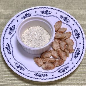 キャピタンの作ってみた!投稿(レンジで簡単！高たんぱく質おつまみ「魚肉ソーセージチップス」)
