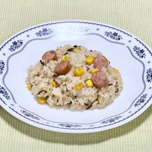 キャピタンの作ってみた!投稿(コーン缶で簡単《ガリバタ塩昆布♡混ぜごはん》)