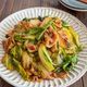 白菜と豚バラの《甘辛♡にんにく醤油炒め》