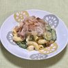 キャピタンの作ってみた!投稿(きゅうり入りでシャキシャキ美味しい!おかかのマカロニサラダ!)
