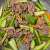 貧血予防！牛肉と小松菜のオイスター味噌炒めの工程4