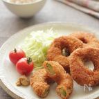 アボカドの豚肉巻きリングフライ